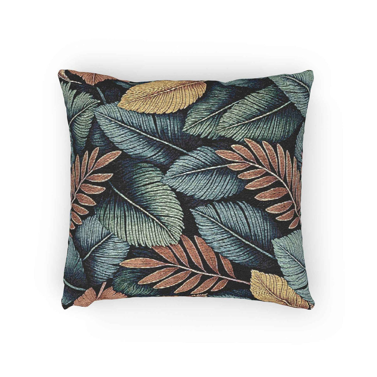 Tropical Leaf Pattern Woven Accent Pillow - product image 5