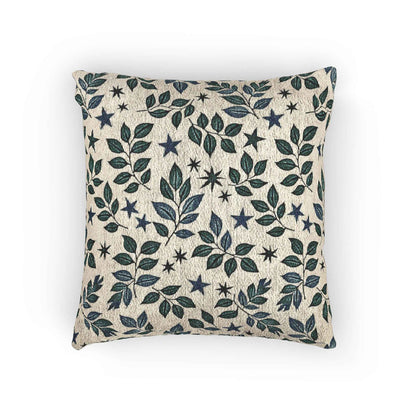 Leaf and Star Pattern Woven Accent Pillow - product image 1