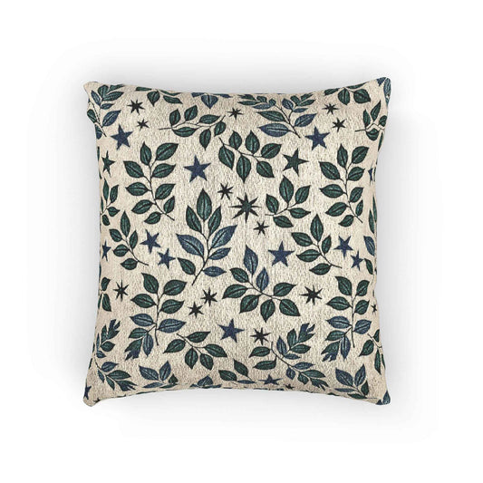 Leaf and Star Pattern Woven Accent Pillow - product image 1