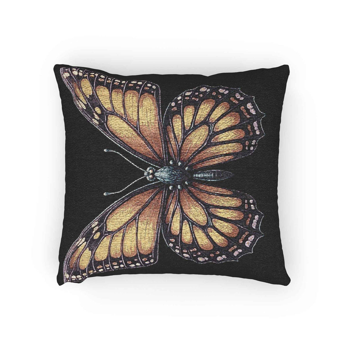 Monarch Butterfly Woven Accent Pillow - product image 5