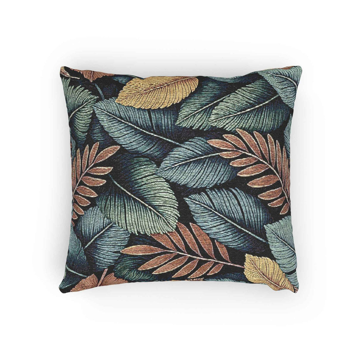 Tropical Leaf Pattern Woven Accent Pillow - product image 7