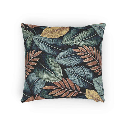Tropical Leaf Pattern Woven Accent Pillow - product image 7
