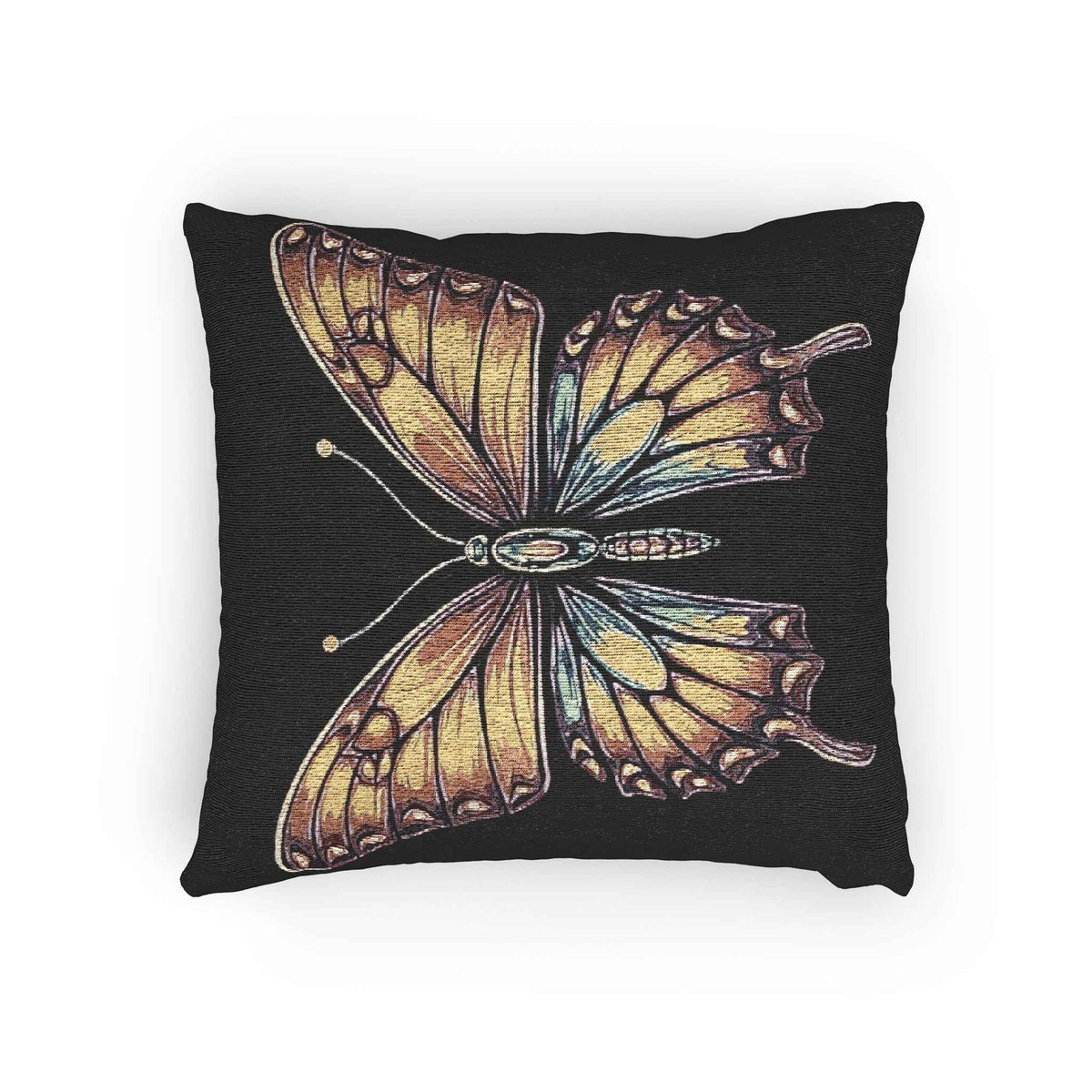 Golden Butterfly Woven Accent Pillow - product image 6