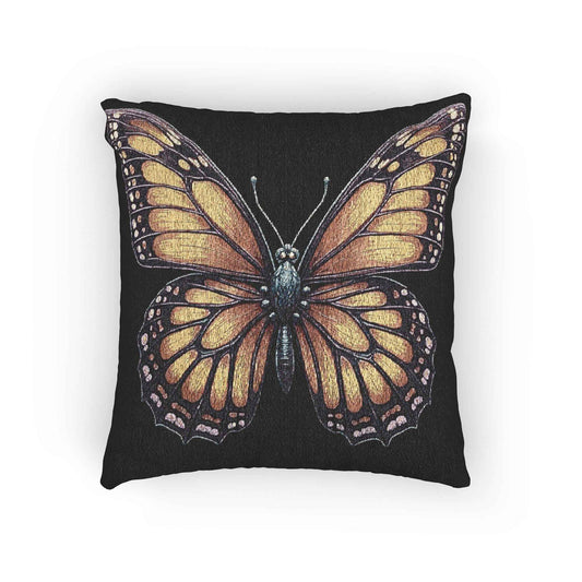 Monarch Butterfly Woven Accent Pillow - product image 1