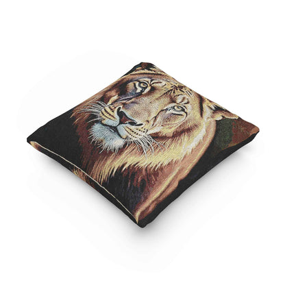 Lion Portrait Woven Accent Pillow - product image 7