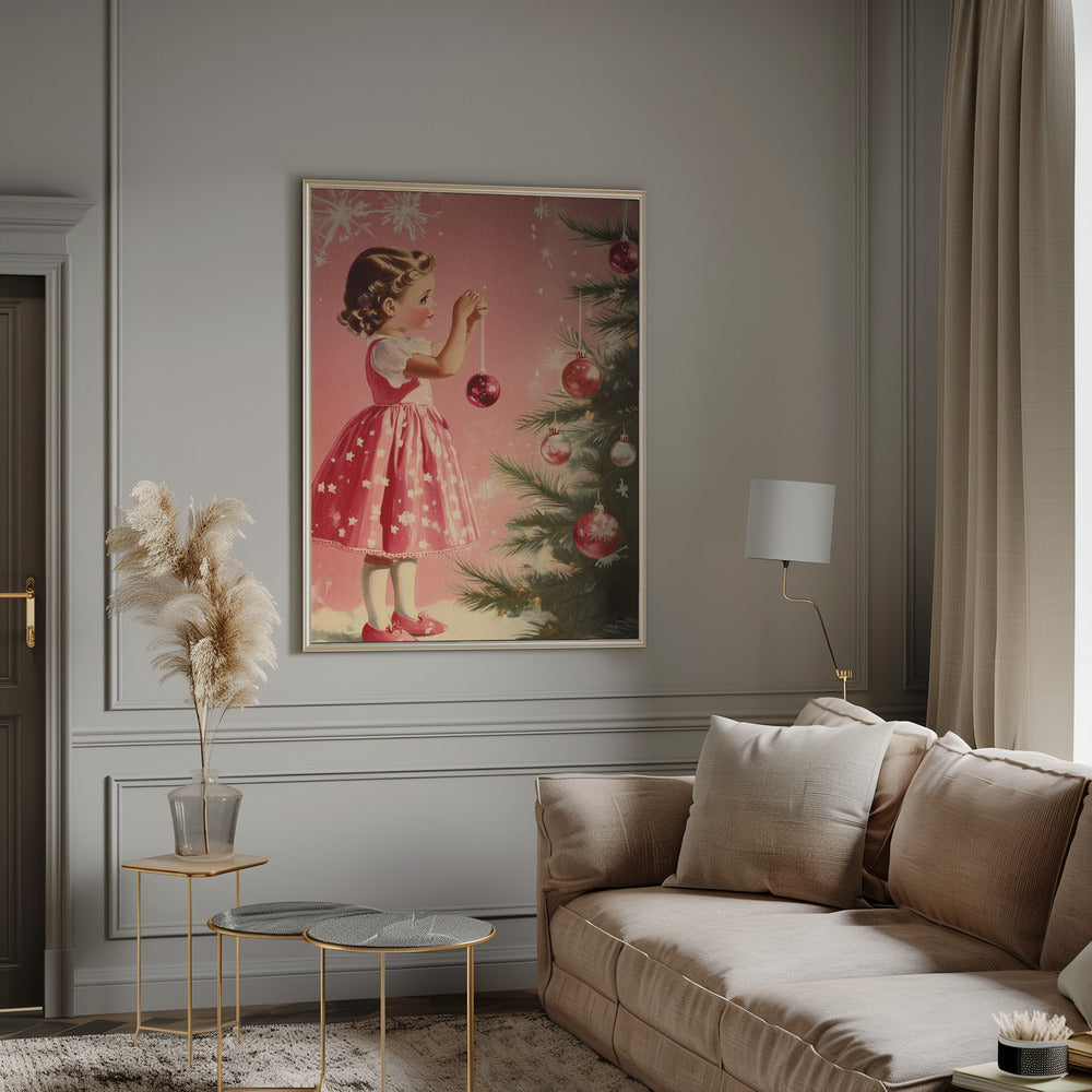 Girl with Ornaments Canvas Wall Art - product image 12