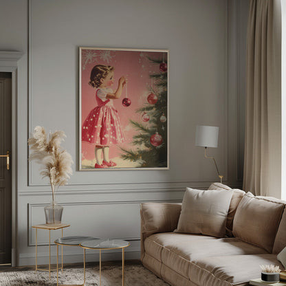 Girl with Ornaments Canvas Wall Art - product image 12