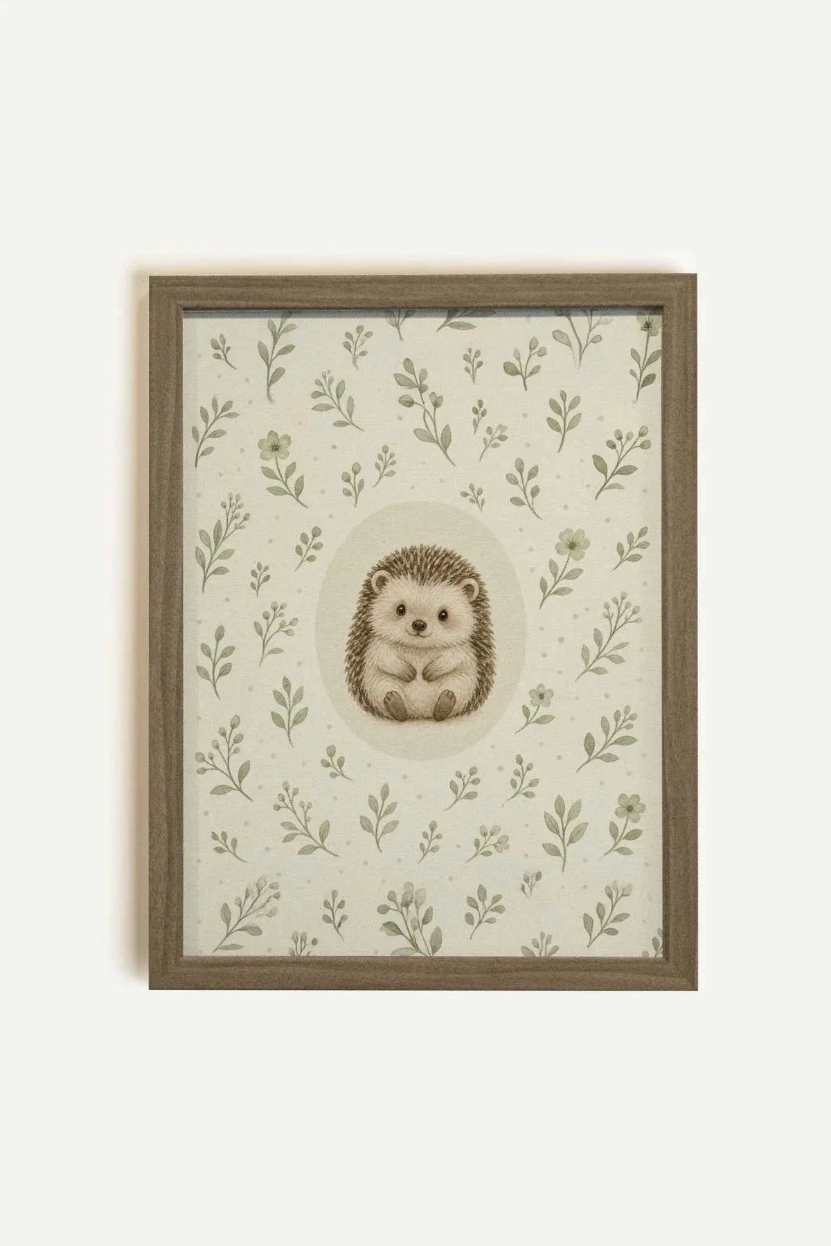 Woodland Hedgehog Framed Canvas Art - product image 1