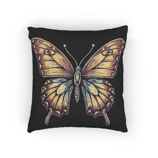 Golden Butterfly Woven Accent Pillow - product image 1