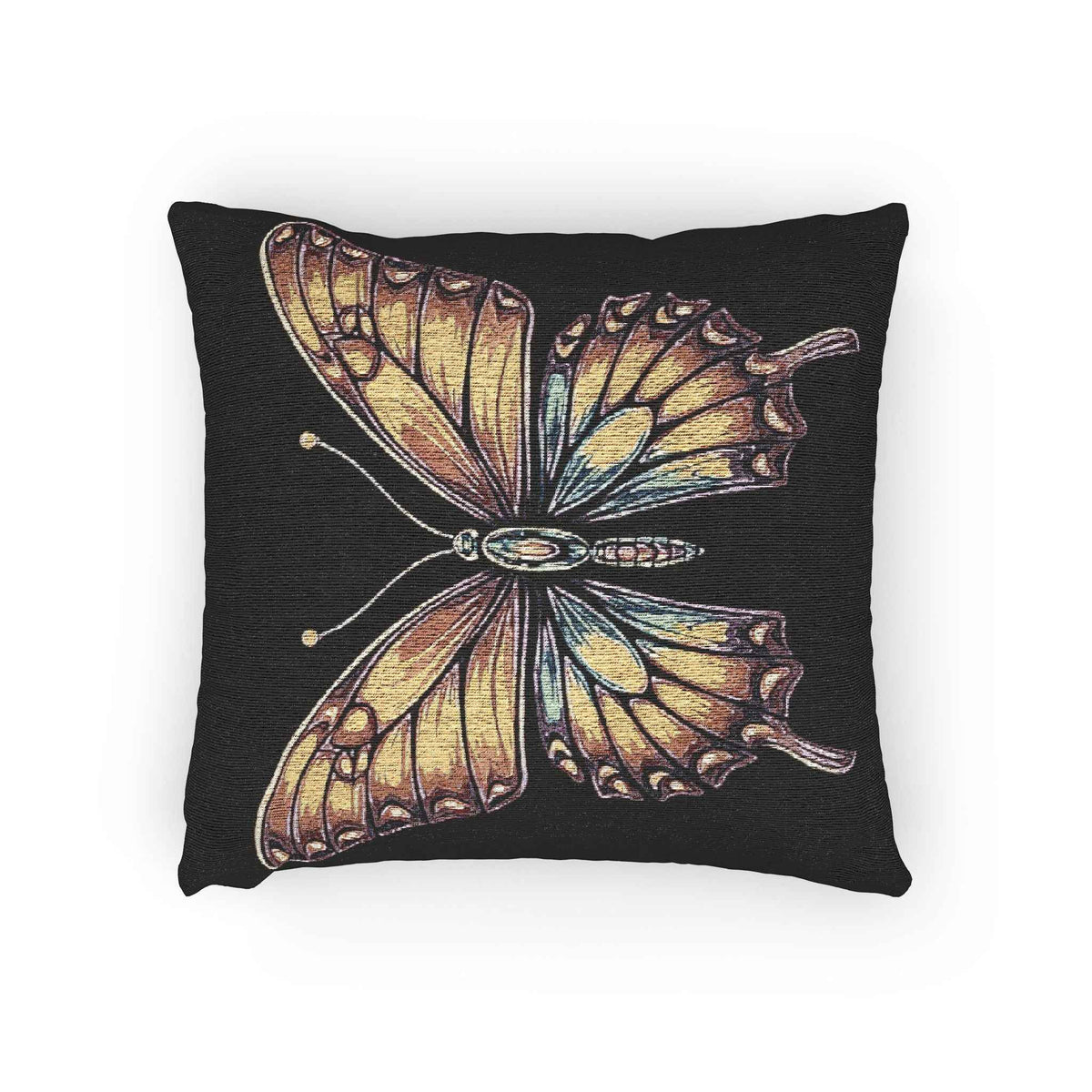 Golden Butterfly Woven Accent Pillow - product image 4