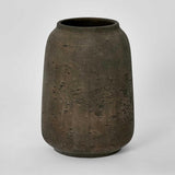 Tall Earth-Brown Eco-Cement Vase - product image 1