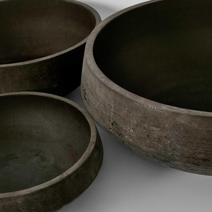 Three-Piece Earth-Brown Planter Bowl Set - product image 4
