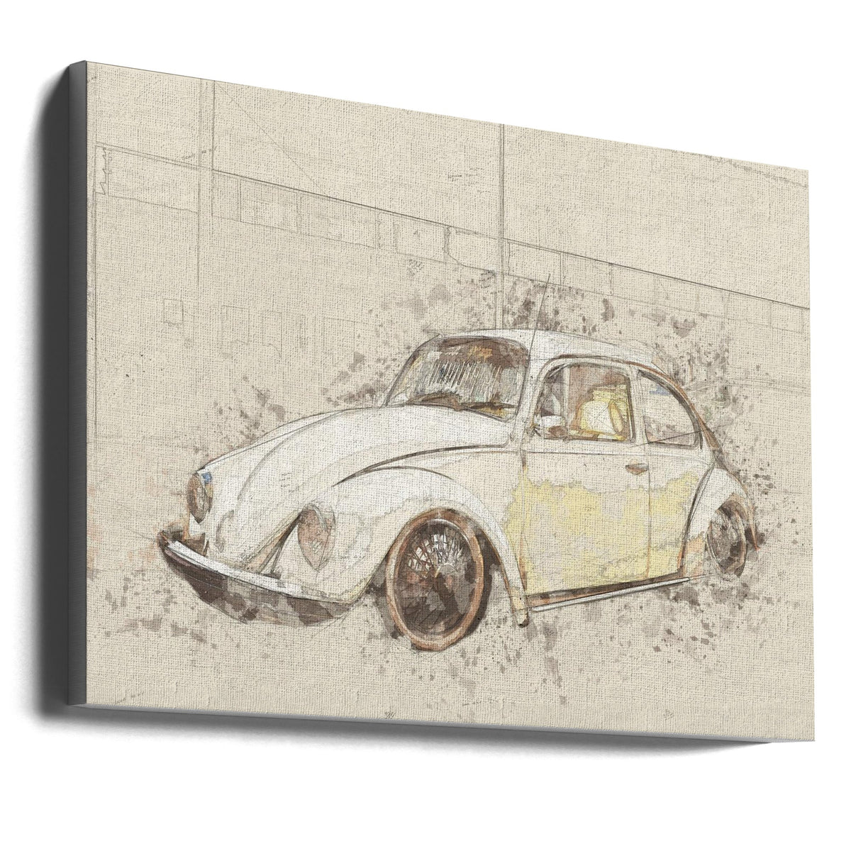 Vintage Automobile Canvas Wall Art - product image 1