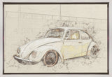 Vintage Automobile Canvas Wall Art