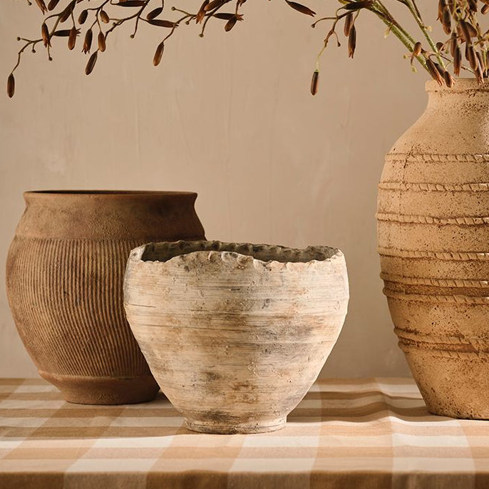 Oversized Two-Tone Decorative Bowl Pot - product image 1
