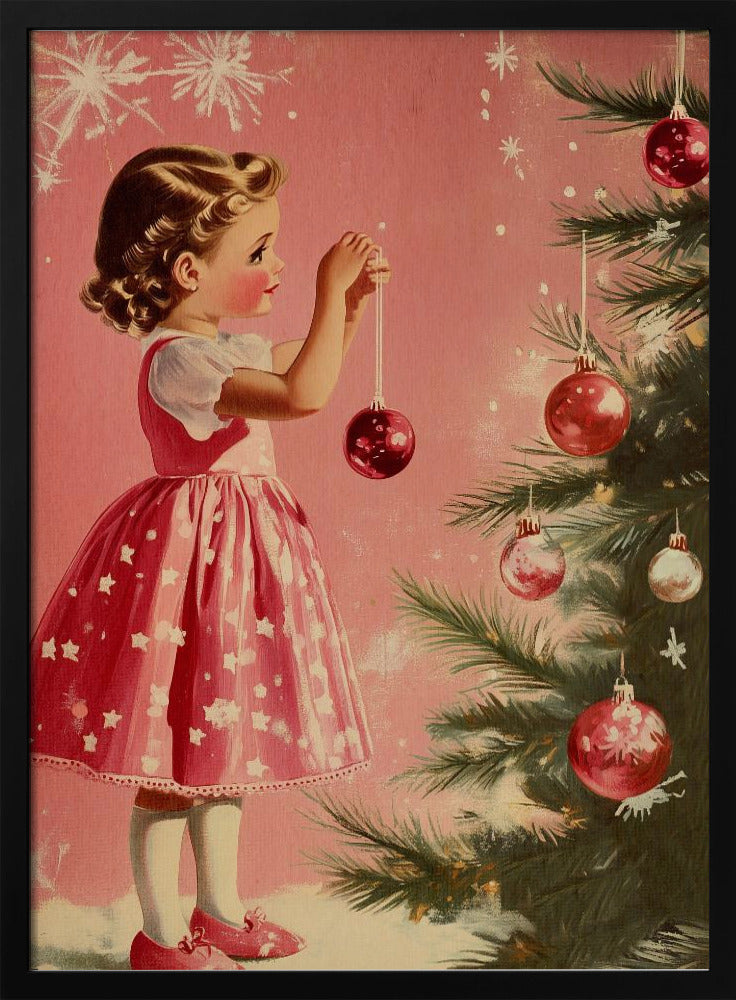 Girl with Ornaments Canvas Wall Art - product image 4