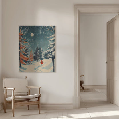 Festive Girl Canvas Wall Art - product image 9