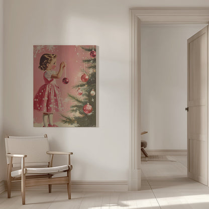 Girl with Ornaments Canvas Wall Art - product image 9