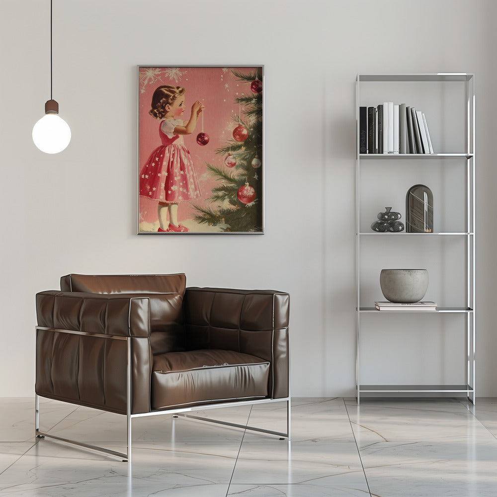 Girl with Ornaments Canvas Wall Art - product image 8
