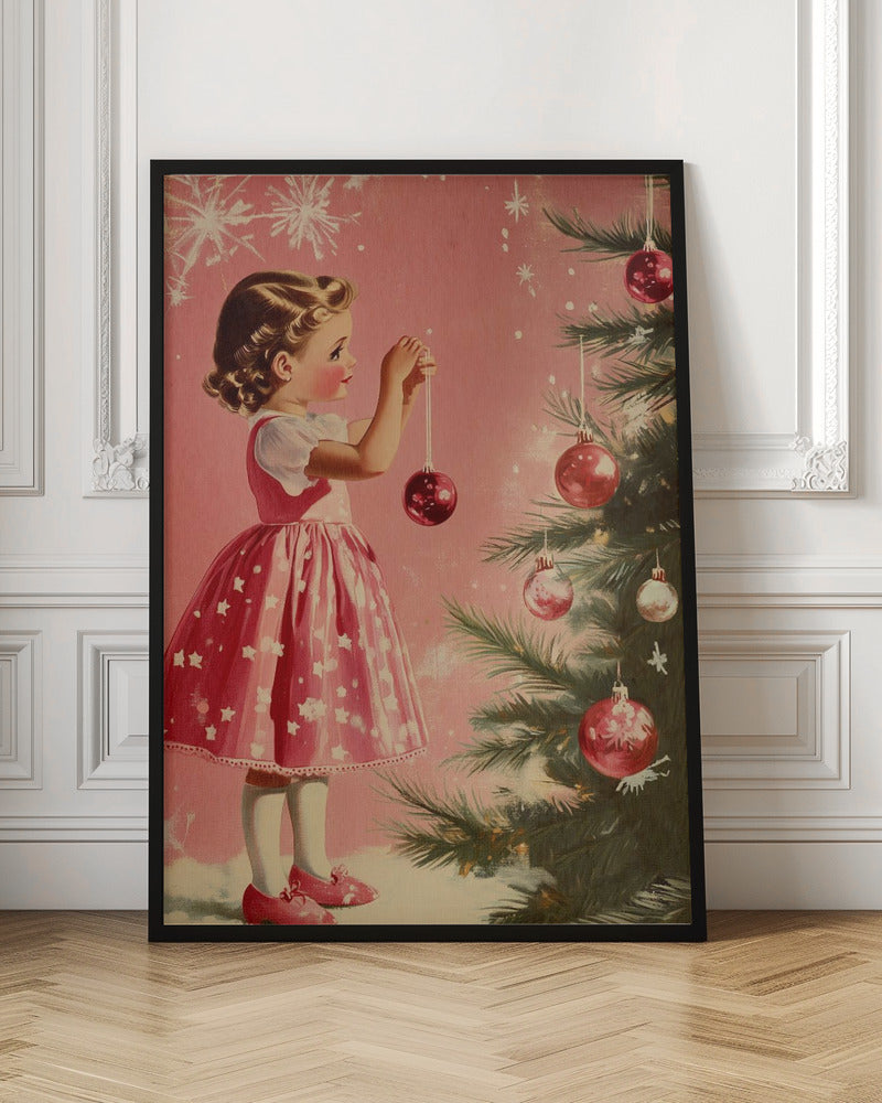 Girl with Ornaments Canvas Wall Art - product image 5