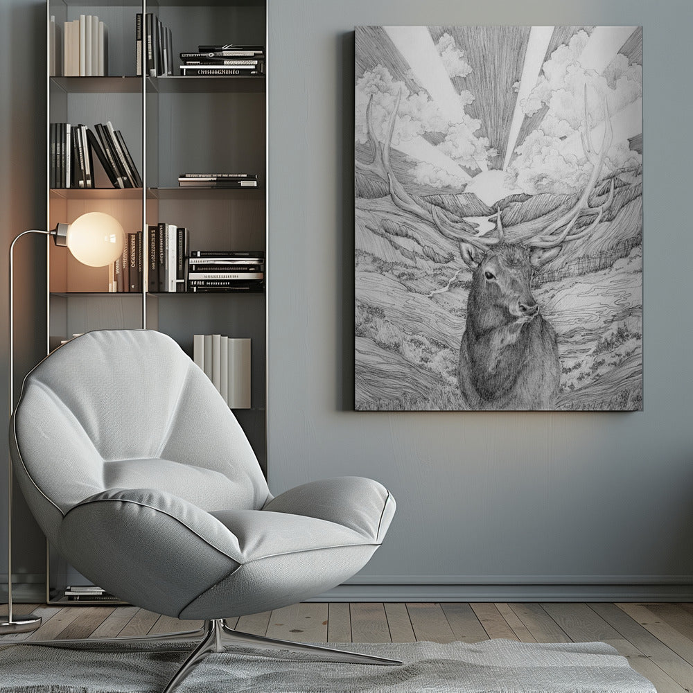 Sunrise Wildlife Canvas Wall Art - product image 10