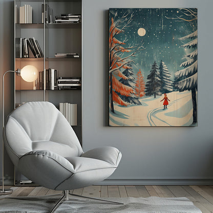 Festive Girl Canvas Wall Art - product image 10
