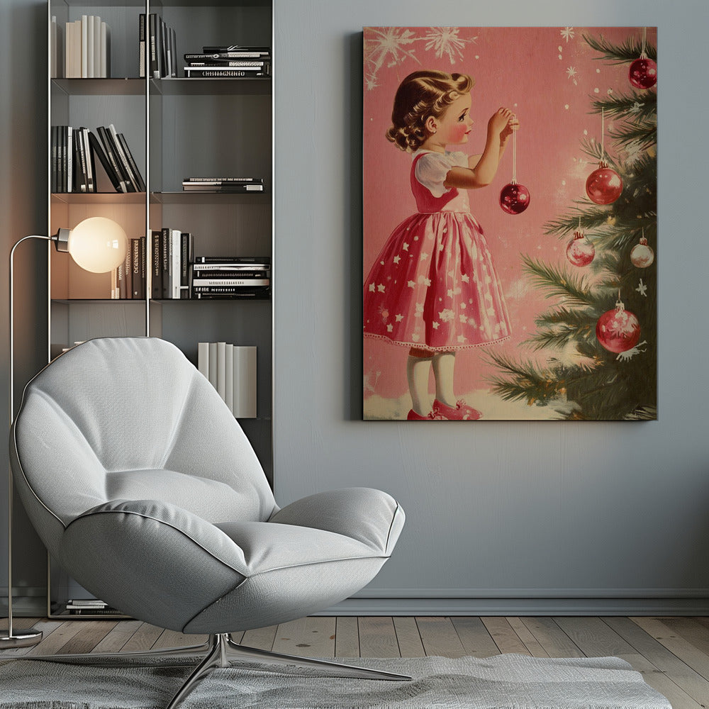 Girl with Ornaments Canvas Wall Art - product image 10