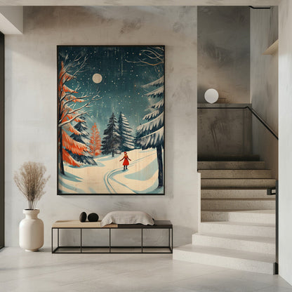Festive Girl Canvas Wall Art - product image 7